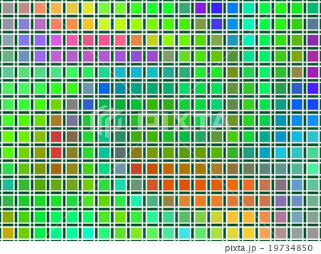 カラフルなチェック柄 19734850