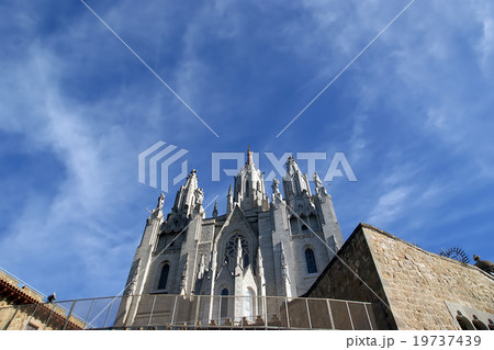 Tibidabo church/temple, Barcelona,の写真素材 [19737439] - PIXTA