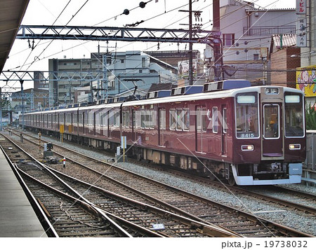 阪急電鉄 00系 15f 正雀車庫内入替の写真素材