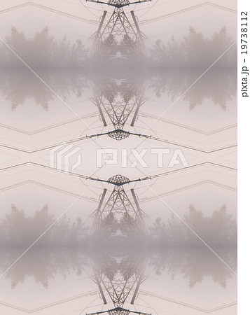 Pattern of kaleidoscope abstract grey pattern 19738112