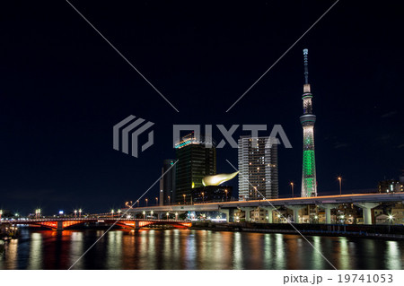 隅田川夜景 19741053