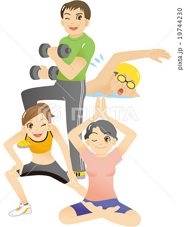 フィットネス 19744230