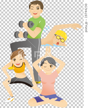 フィットネス 19744230