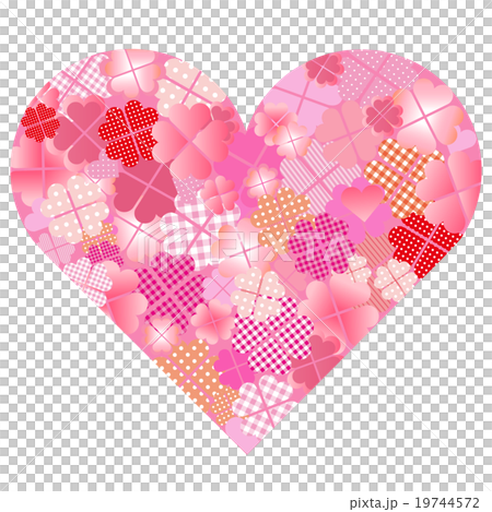 四つ葉 クローバー ハート ピンクのイラスト素材 [19744572] - PIXTA