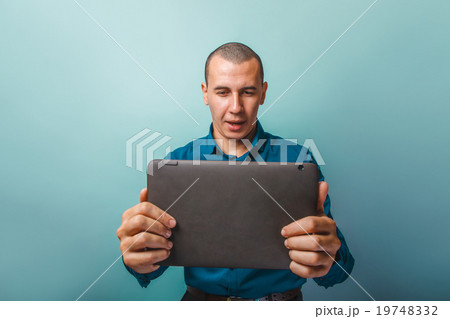 a man of European appearance thirty years  looking 19748332