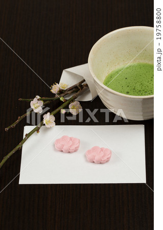 茶道(干菓子梅イメージ) 茶道(干菓子梅イメージ) 19758800
