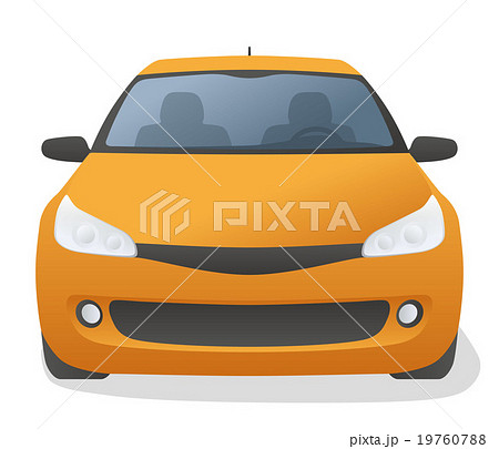 自動車前面イラスト 19760788