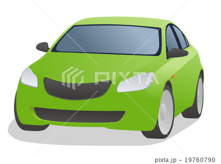 自動車前面イラスト 19760790
