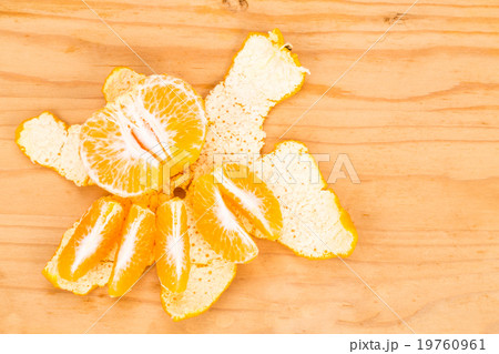 Peeled sweet and juicy mandarin oranges Peeled sweet and juicy mandarin oranges 19760961