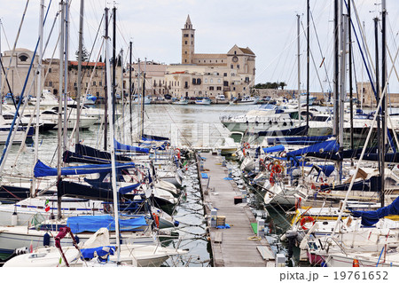 Boats in marina with city buildings in background Boats in marina with city buildings in background 19761652