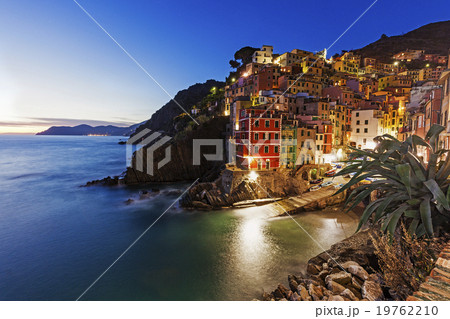 Coastal town at night Coastal town at night 19762210