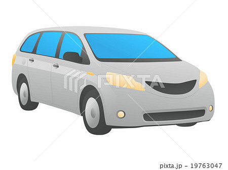 ミニバン　イメージイラスト 19763047