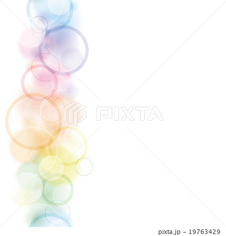 レインボーパターン　シームレス 19763429