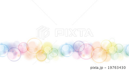 レインボーパターン　シームレス 19763430