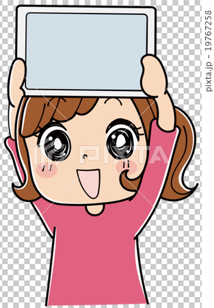 Female tablet 19767258