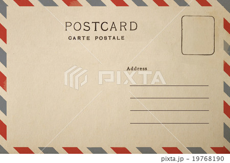 Back of vintage blank postcard 19768190