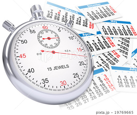 Timer with calendar 19769665