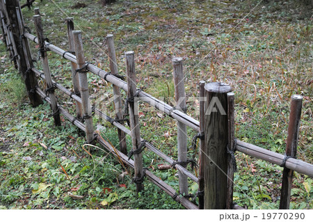 竹垣 垣根 四つ目垣 竹垣 垣根 四つ目垣 19770290