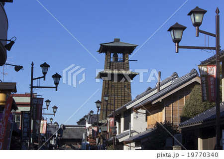 時の鐘と川越の街並み 19770340