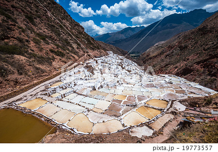 Salinas de Maras, salt mines near Cusco, Peru 19773557