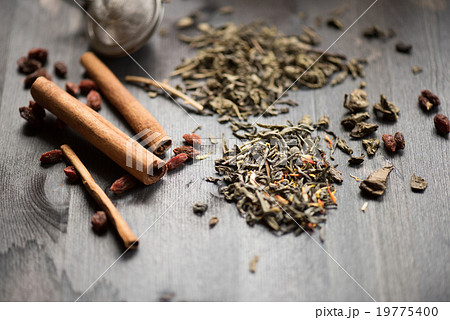 berries  tea composition 19775400