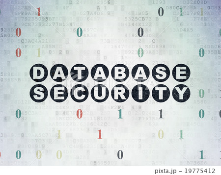 Software concept: Database Security on Digital Software concept: Database Security on Digital 19775412