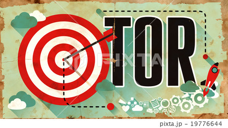 TOR Concept. Poster in Flat Design. のイラスト素材 [19776644] - PIXTA