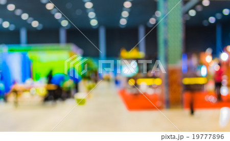 blurred image of people at trade show blurred image of people at trade show 19777896