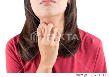 Woman scratching her self Woman scratching her self 19781313