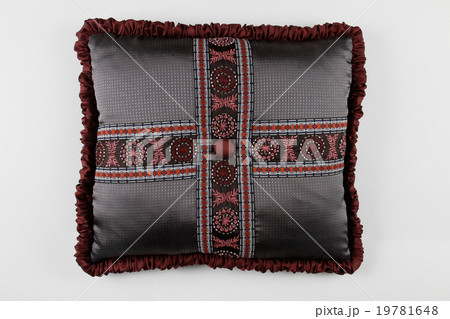 Decorative Pillow in victorian style isolated 19781648