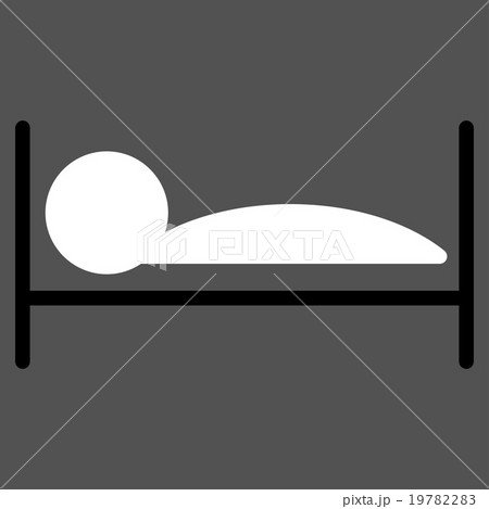 Patient Bed Flat Icon Patient Bed Flat Icon 19782283