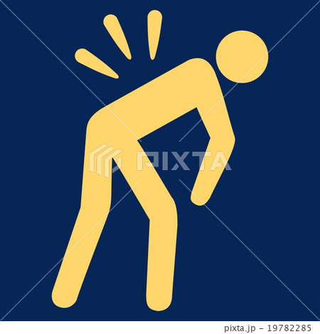 Backache Flat Icon Backache Flat Icon 19782285