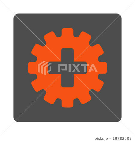 Plus Gear Flat Button 19782305