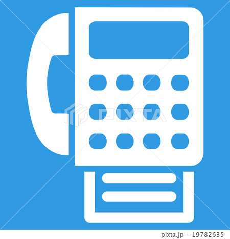 Fax Flat Icon 19782635