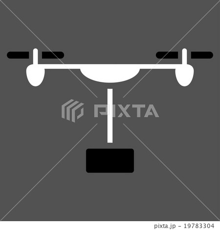 Drone Shipment Flat Icon Drone Shipment Flat Icon 19783304