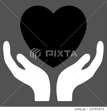 Heart Care Flat Icon 19783973