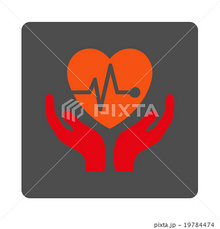 Cardiology Rounded Square Button Cardiology Rounded Square Button 19784474