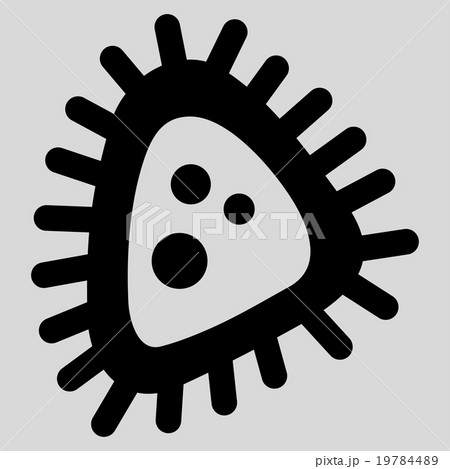 Micro Parasite Flat Icon 19784489