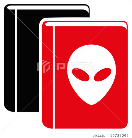 Alien Library Flat Icon 19785042