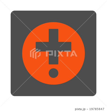 Pharmacy Rounded Square Button 19785647