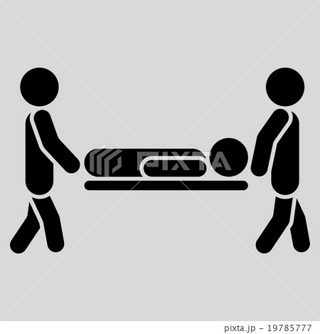 Patient Stretcher Flat Icon Patient Stretcher Flat Icon 19785777