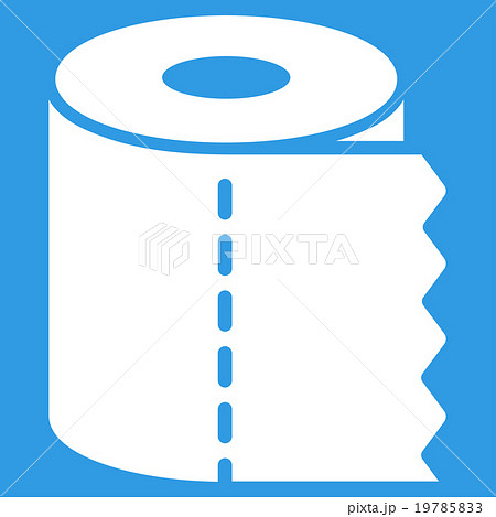 Toilet Paper Roll Icon 19785833
