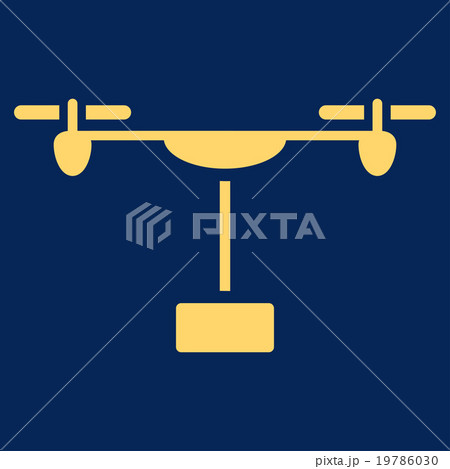 Drone Shipment Icon 19786030