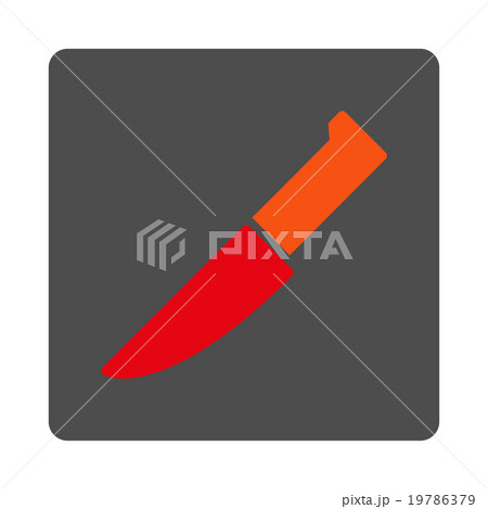 Knife Rounded Square Button Knife Rounded Square Button 19786379