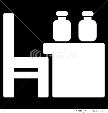 Apothecary Table Flat Icon Apothecary Table Flat Icon 19786577