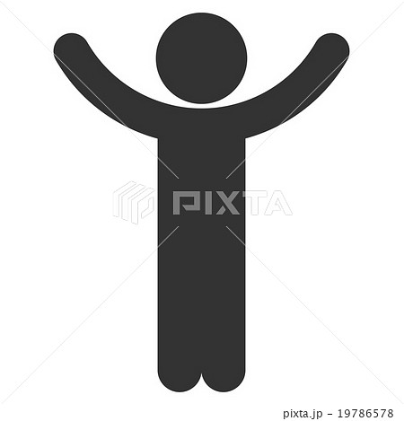 Hands Up Child Icon Hands Up Child Icon 19786578