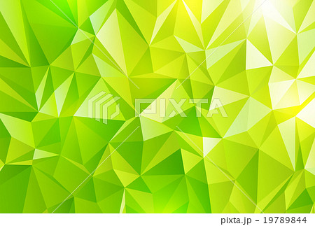 緑 ポリゴン 背景 のイラスト素材