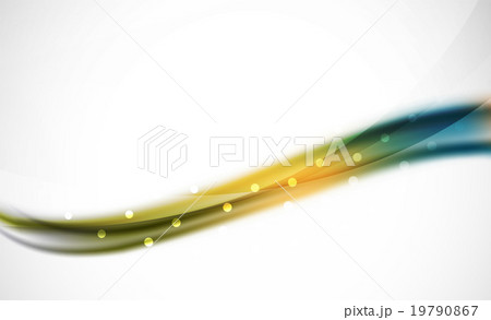 Colorful wave line, abstract background with light 19790867