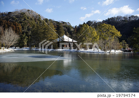 白水阿弥陀堂雪景色 19794574