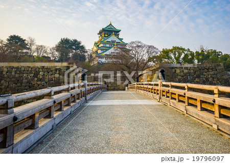 Osaka Castle landmark of Osaka in Japan 19796097